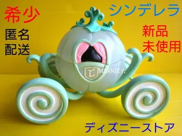 레어 미사용 새상품 신데렐라 호박 마차 소품함 디즈니 코튼