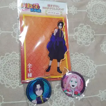 NARUTO 사스케 아크릴 스탠드 캔뱃지 나루토 차이나 하루노 사쿠라