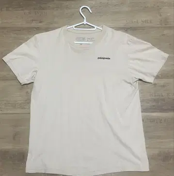 patagonia 오가닉 코튼 T셔츠 베이지