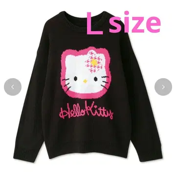 L 사이즈 카오하나 키티 니트 풀오버 아베일 50주년 미사용 새상품