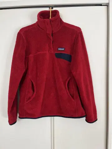 patagonia 플리스 자켓 레드