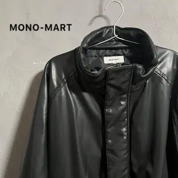MONO-MART 블랙 가죽 자켓