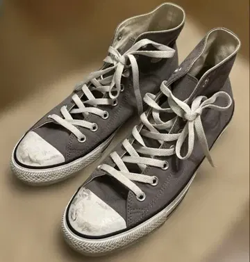 Converse All Star 그레이 하이컷 28cm