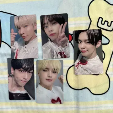 TXT 회원 한정 2021 당첨 FC 설문 5장 트레이딩 카드
