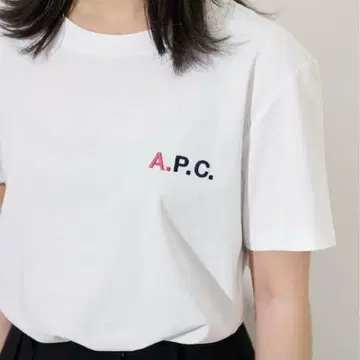 A.P.C 저널 스탠다드 리룸 24ss 로고 자수 티셔츠 S