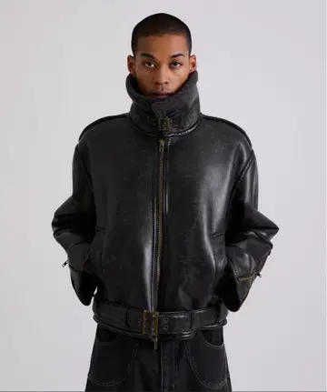Faded Fake Mouton Jacket AnderHunk