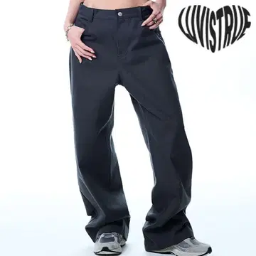LUVISTRUE BASIC ILOVEU 와이드 팬츠