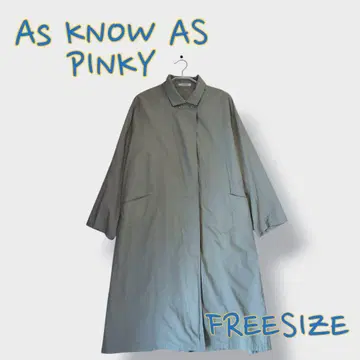 *As know as Pinky* 프리 사이즈 롱 코트 아우터