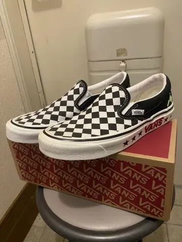 VANS 체커 패턴 슬립온
