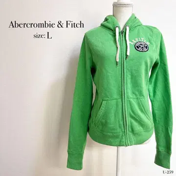 Abercrombie & Fitch 그린 후드티 L 사이즈 지퍼