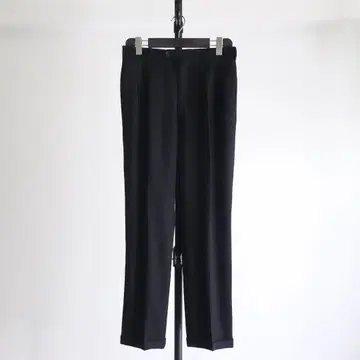 1980s Euro Vintage Black Wide Trousers