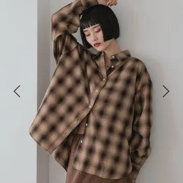 [ LOWRYS FARM ] 모듬 체크 BIG 셔츠
