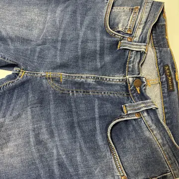 Nudie jeans 파랑 스트레이트 데님 팬츠