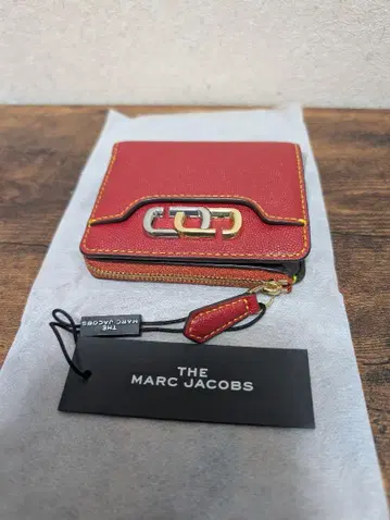 MARC JACOBS 접이식 지갑 핑크 레드