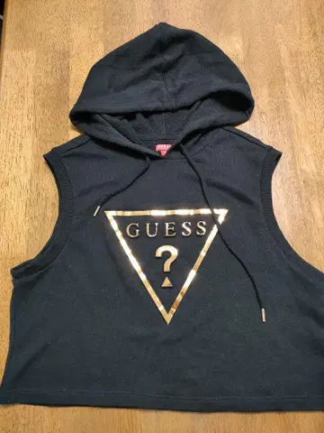 GUESS 게스 후드티 블랙