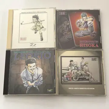 헌터 x 헌터 캐릭터 IN CD 4장 묶음 판매