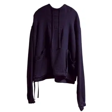 ZARA 풀오버 후드티 후디 벌룬 빅 포켓 블랙