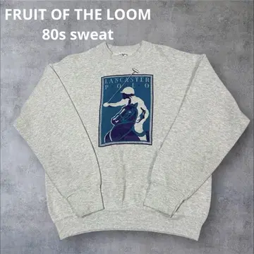 FRUIT OF THE LOOM 80s 아이보리 맨투맨 USA제 L