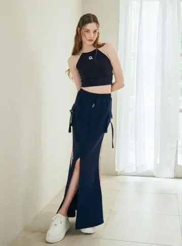 다리치 저지 머메이드 롱 스커트 FREE