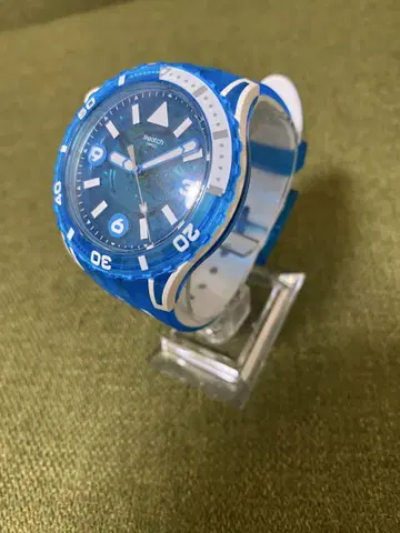 스와치 손목시계 SCUBAQUA 블루파이어