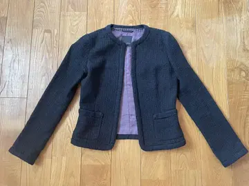 UNITED ARROWS 노카라 자켓 블랙