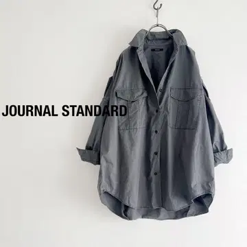 JOURNAL STANDARD 오버 사이즈 밀리터리 셔츠