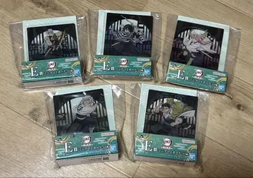 귀멸의 칼날 제일복권 번개의 형제 E상 미니 아트 보드 5개 세트