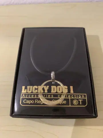 미사용 새상품 LUCKY DOG 1 목걸이