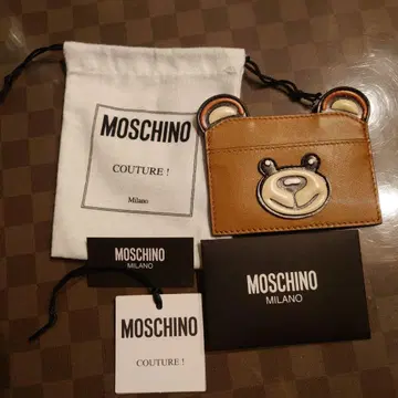 MOSCHINO 곰 얼굴 디자인 카드 케이스