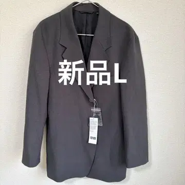 [ 새상품 ] UNIQLO U 테일러드 자켓 다크 그레이 L