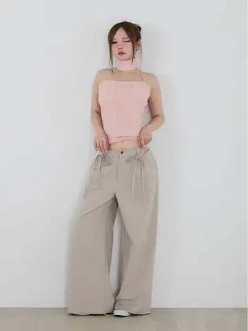 AM1292 Loose ribbon slacks