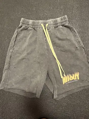 ALLOUT /SWEAT SHORTS | DISTRESSED FLAME