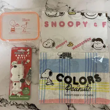 스누피 캐릭터 굿즈 세트