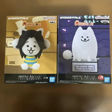 UNDERTALE Amicot 피규어 Temmie Doggo 세트