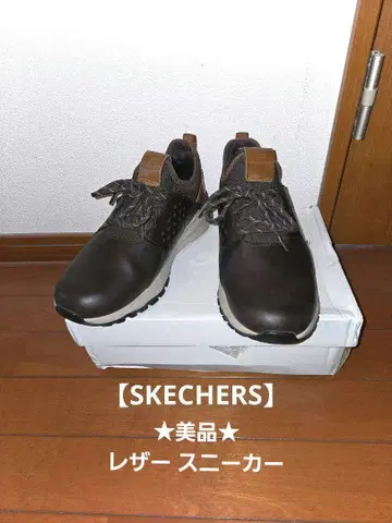 새상품급 SKECHERS 스케쳐스 ClassicFit 가죽 스니커즈