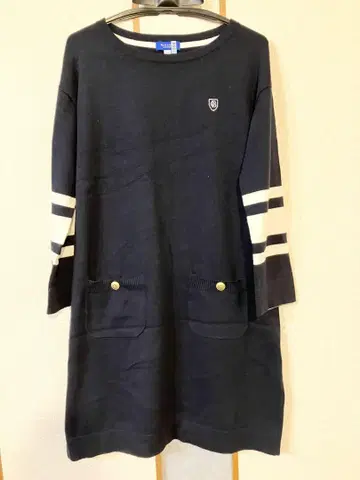 BLUE LABEL CRESTBRIDGE 니트 튜닉 38/NVY