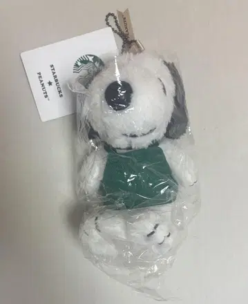 스타벅스 스누피 봉제 인형 키링