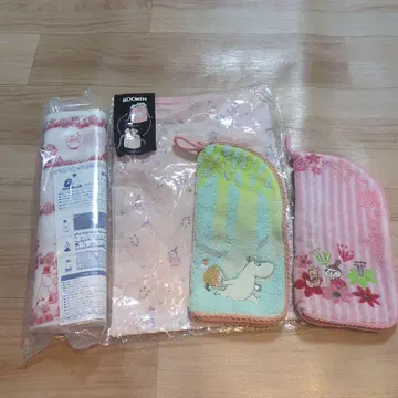 무민 리버서블 백과 파우치 세트