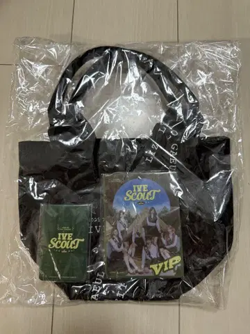 IVE SCOUT VIP 특전 카드 포함 토트백