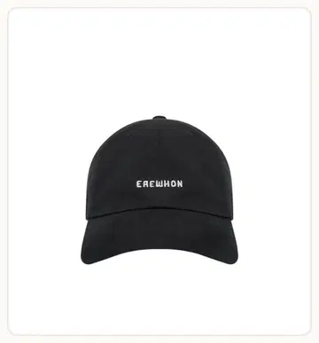 EREWHON 블랙 모자 캡
