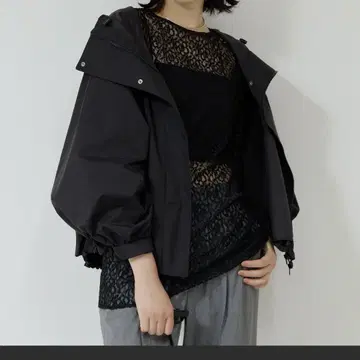 워터프루프 숏코트 블랙