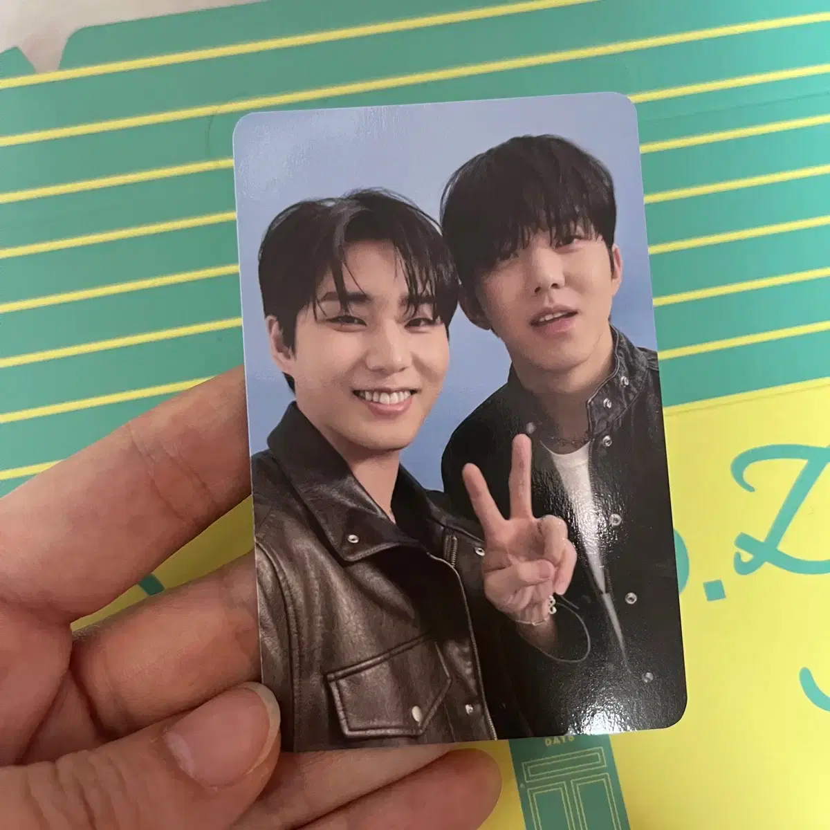 DAY6 | 데이식스 Day6 picnic mat unit Young K Dowoon photocard on