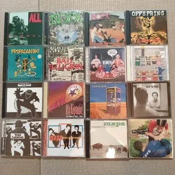 멜로코어 펑크 록 CD 묶음 판매