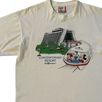 디즈니 T셔츠 빈티지 90s [ XL ] 새상품급 미키 미니 레어