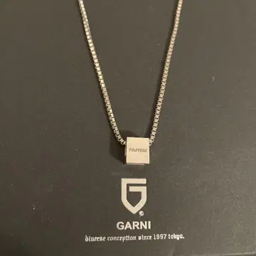 GARNI 가르니 스퀘어 실버 목걸이