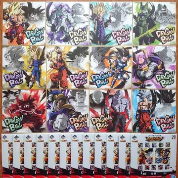 드래곤볼 제일복권 BATTLE OF WORLD G상 색지 전 12종류