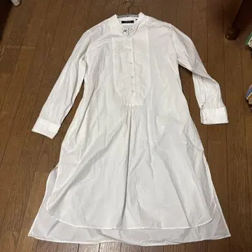 HAND ROOM 화이트 셔츠 원피스 XS