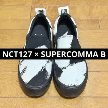 NCT 127 SUPERCOMMAB 콜라보 블랙 스니커즈 36