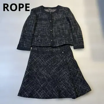 [새상품급] ROPE 트위드 스커트 셋업 수트