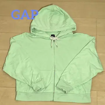 GAP 민트 그린 후드 지퍼 후드티